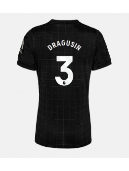 Tottenham Hotspur Radu Dragusin #3 Zenski Gostujuci Dres 2025-26 Kratak Rukavima Tottenham Hotspur Radu Dragusin #3 Zenski Gostujuci Dres 2025-26 Kratak Rukavima